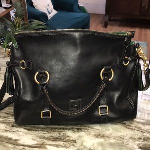 Dooney & Bourke Black Florentine Satchel